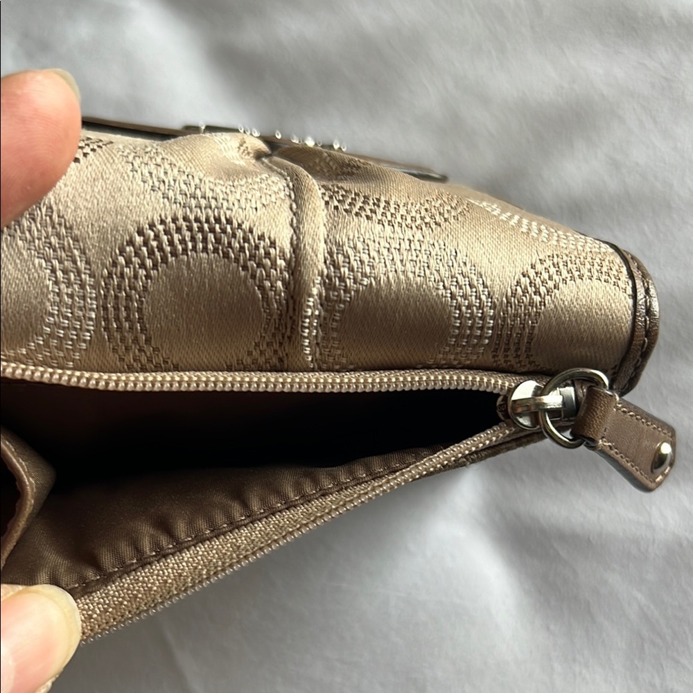 Coach Brown and Tan Wallet - Picture 5 of 6